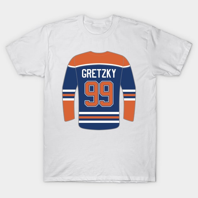 Edmonton Oilers - Wayne Gretzky T-Shirt by swiftscuba